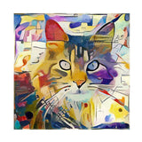 Fargerik katt bilde maleri kanvas