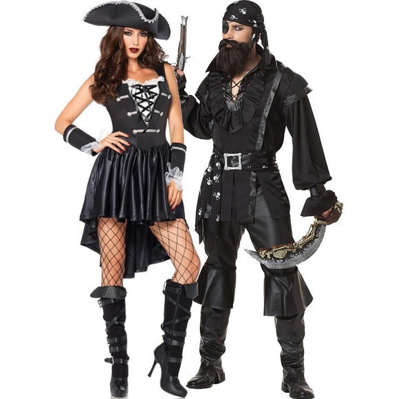 Pirat kostyme for par luksus