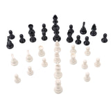 Sjakkbrikker 32 stk komplett klassisk sjakk